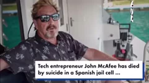Strange story... John McAfee And another suicide?