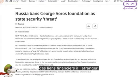 SOROS WANING POWERS - GEORGIA