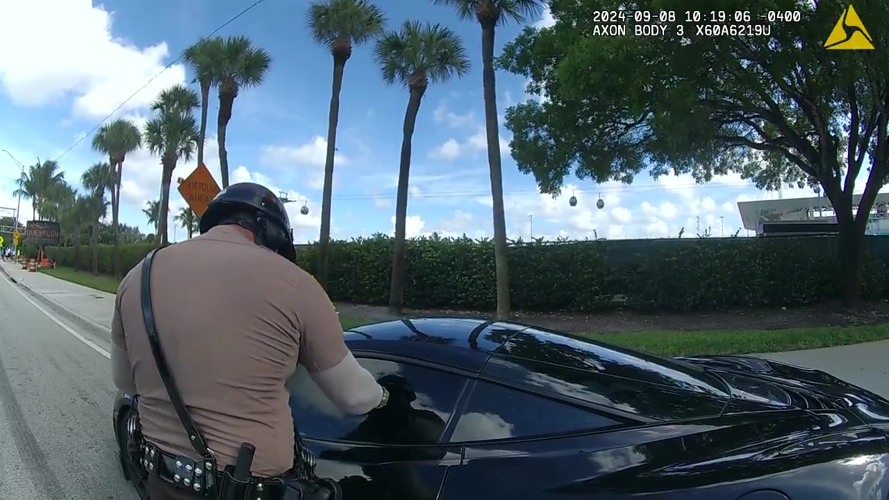 VIRAL VIDEO Tyreek Hill body-cam video -- Miami-Dade Police