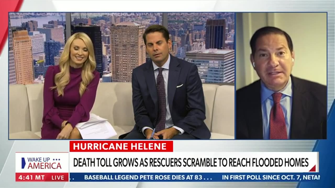 Newsmax Host Dukes It Out With Mark Halperin Over Whether Harris Should Visit Hurricane Damage