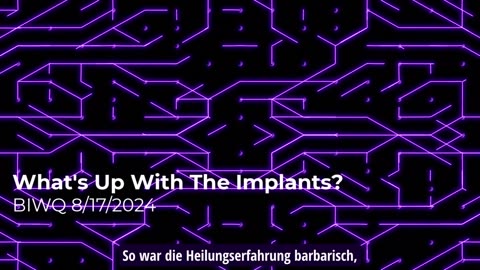 Was hat es mit den Implantaten auf sich