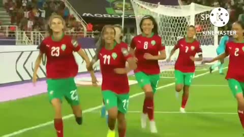 هدف المغرب الأول سيدات