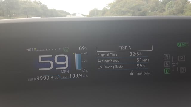 2017 Prius Prime 43k miles at 94% EV