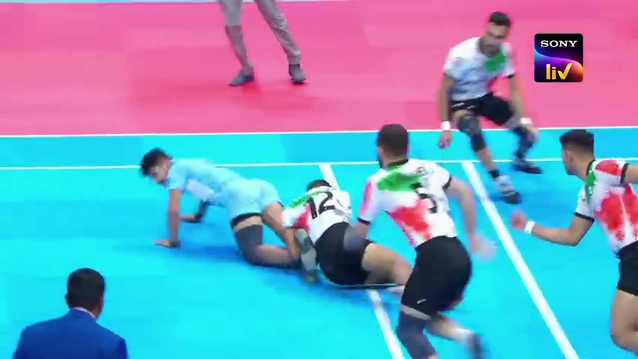 India vs iran kabbadi match gold madel