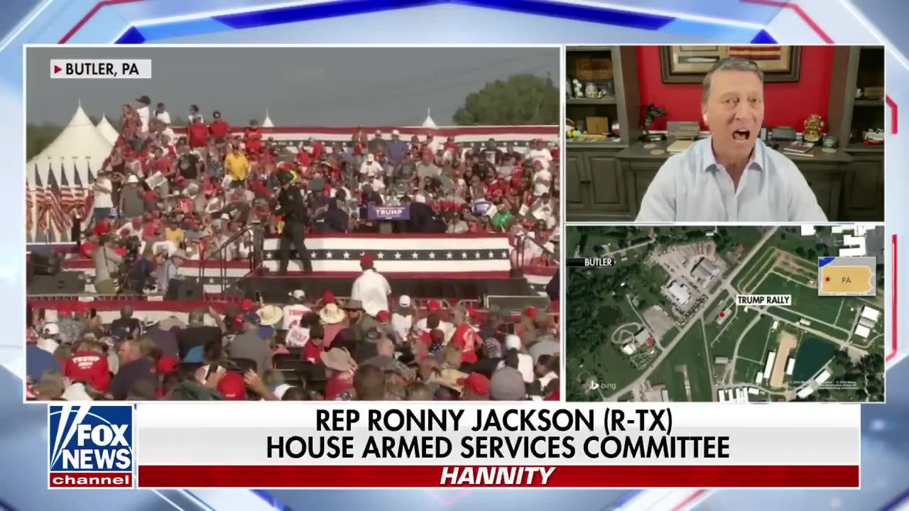 Rep Ronny Jackson says nephew's neck was 'grazed' by assassin bullet at Trump rally