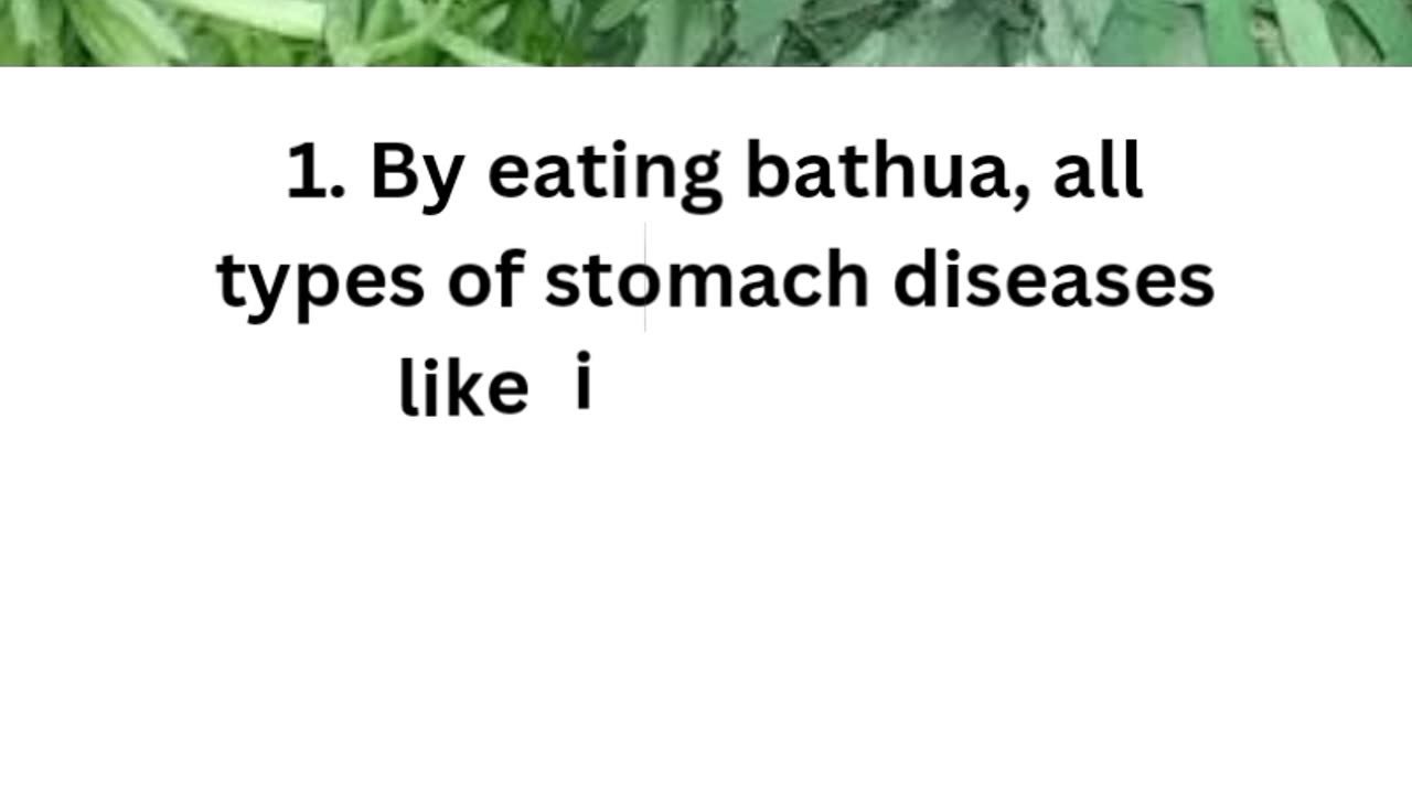 Health Benefits Of Bathua