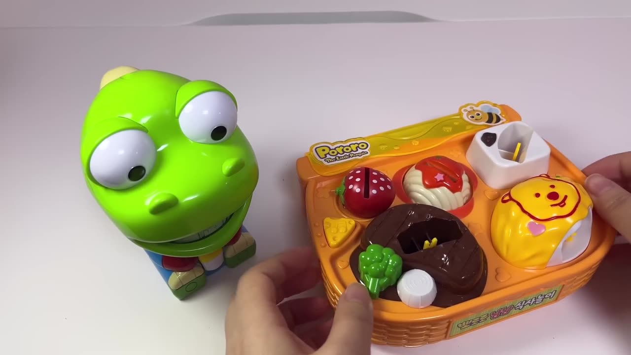 [Toy asmr]Pororo Eating and Slime Potty training Toy ASMR💩🚽뽀로로 밥먹고 배변훈련 장난감 ASMR