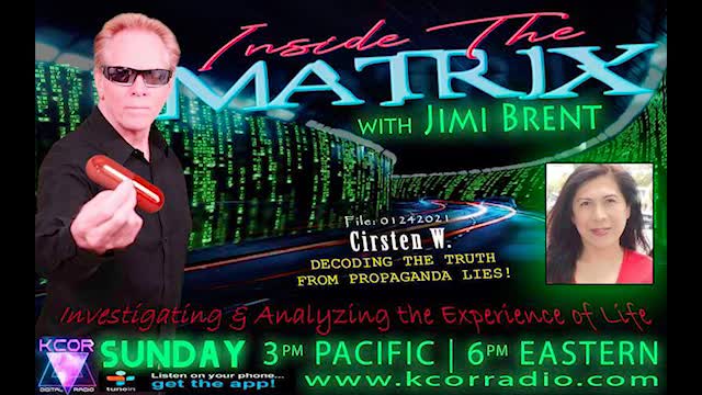 Inside The Matrix 1-24-21 with Cirsten W