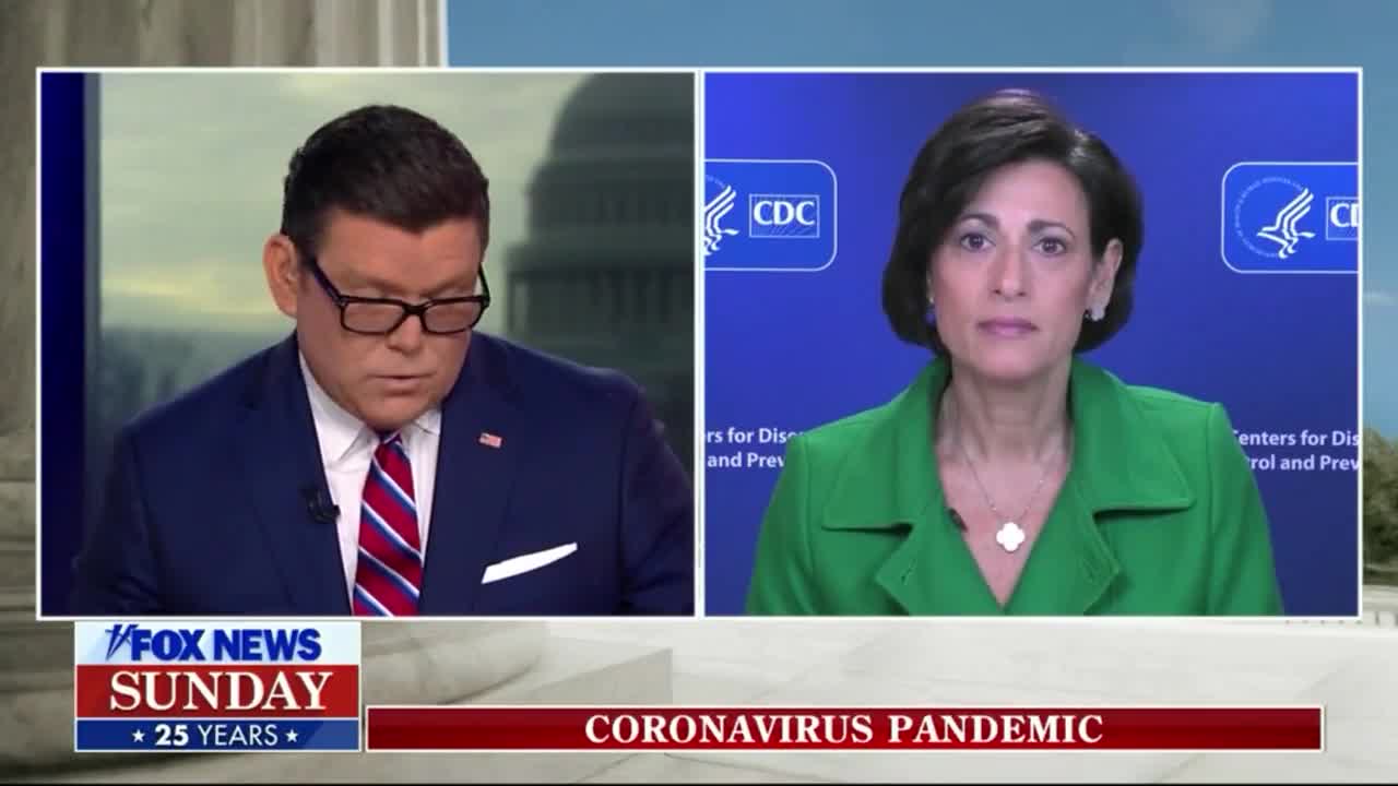 CDC Director Dr. Rochelle Walensky refutes Justice Sotomayor's statement that "over 100,000 children" are hospitalized due to COVID, with "many on ventilators"