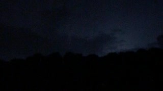 Heat lightning, without a drop of rain