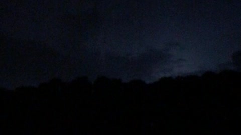 Heat lightning, without a drop of rain