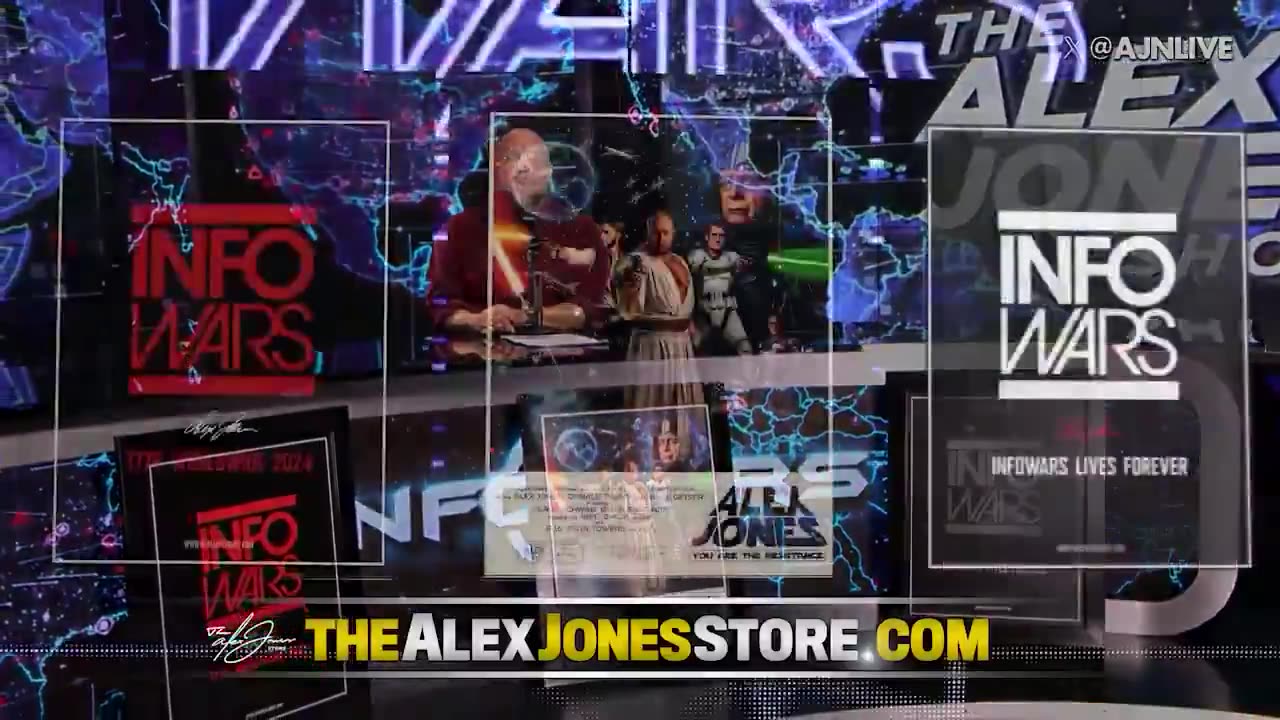 Feds Force Alex Jones Out Of Infowars' Studios— But He's Still Live At @AJNlive