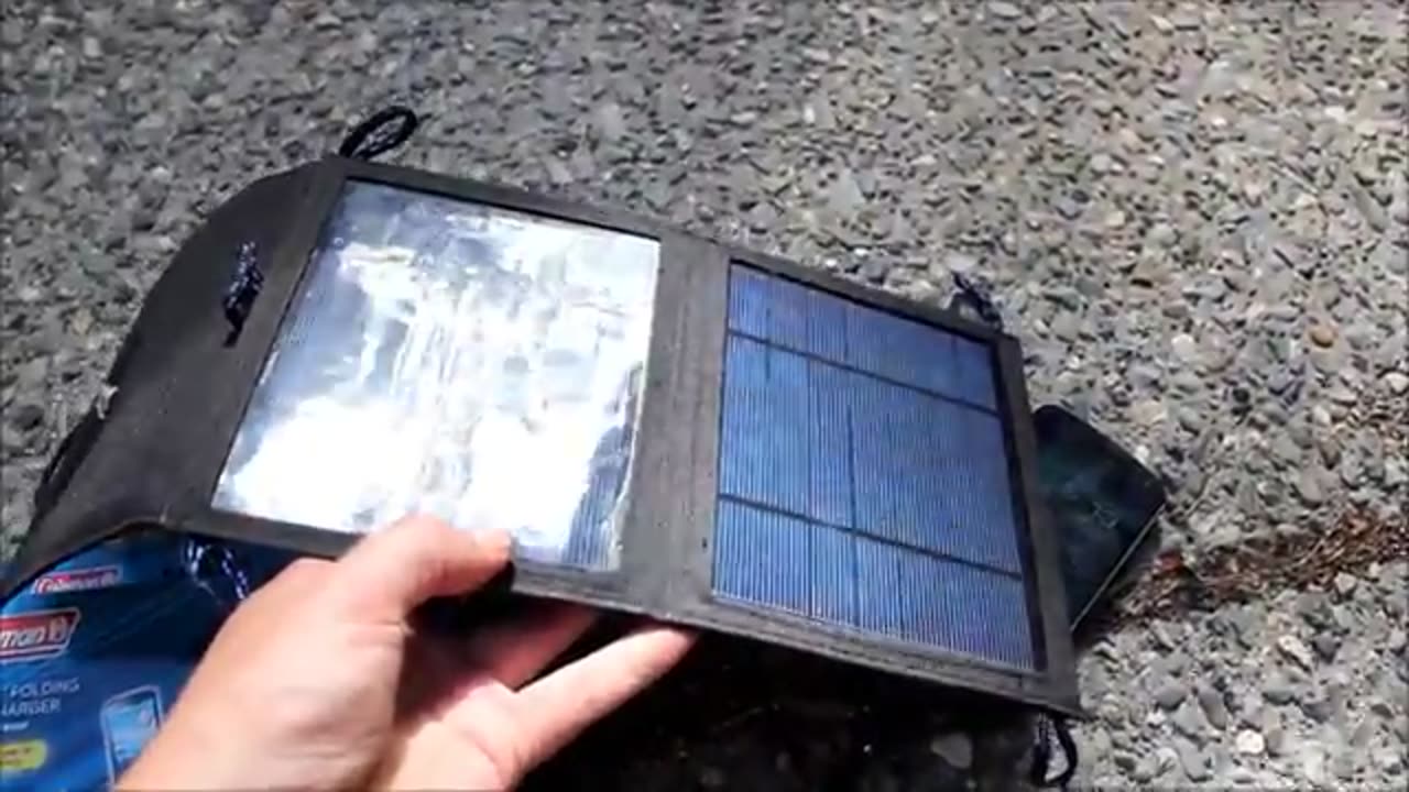 12 Years Ago... Coleman Sunforce 7.5 watt folding solar panel phone and 12 Volt charger review