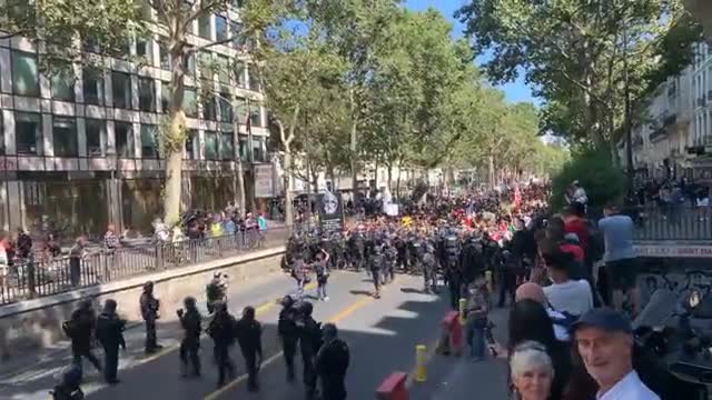 Demonstration France 14-08-2021