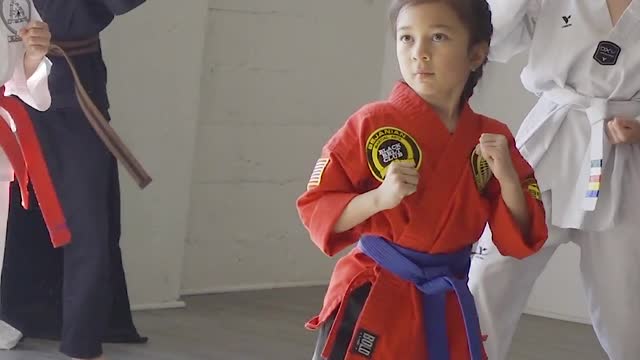 Beautiful Kid Has Beautiful Kicks - Awesome and Cute