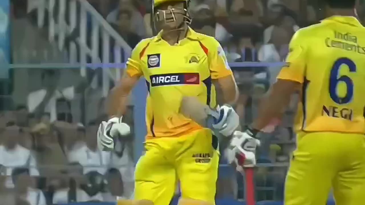 MS Dhoni fire shot