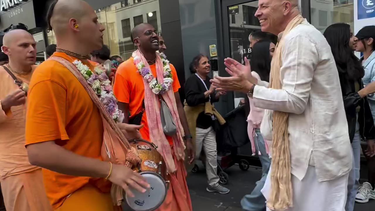 Harinam Sankirtan in London, England August 2024