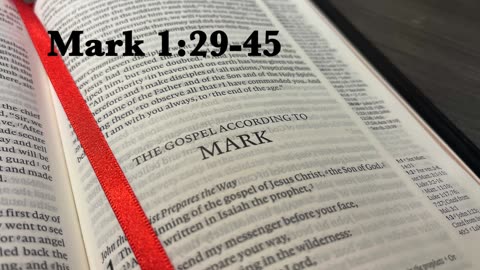 Mark 1:29-45 | Jesus Angry | Lucas Crawford