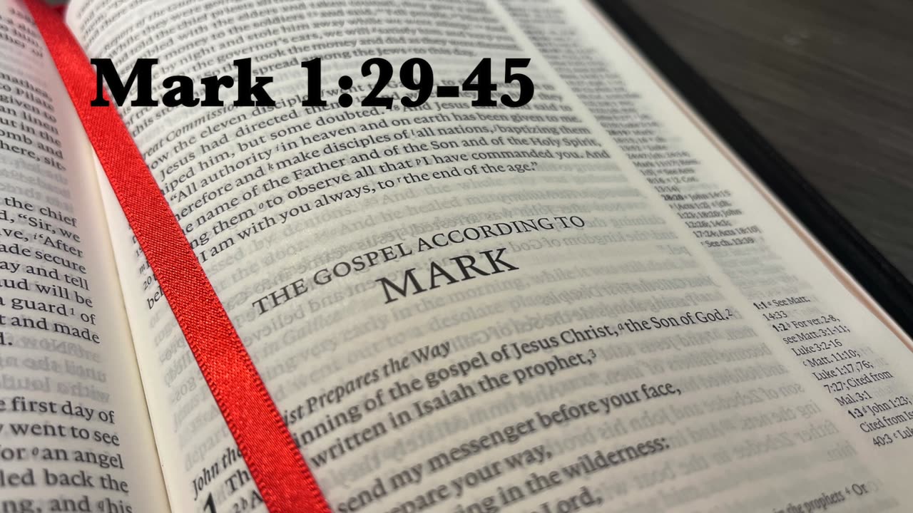 Mark 1:29-45 | Jesus Angry | Lucas Crawford