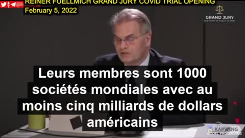 REINER FUELLMICH-GRAND JURY COVID TRIAL OPENING-05/02/22