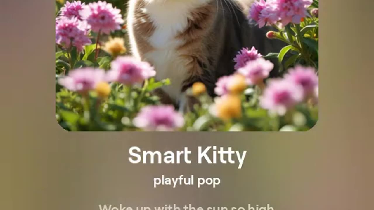 Smart Cat Grooves to the Happy Children Song! 😻🎶