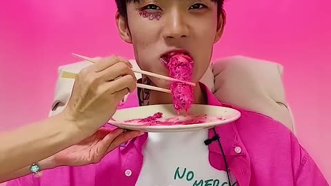 Eating only pink foods