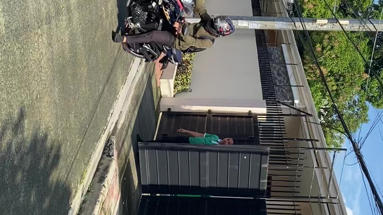 Neighbor Timely Noise Attacks Me As I Exit Our House