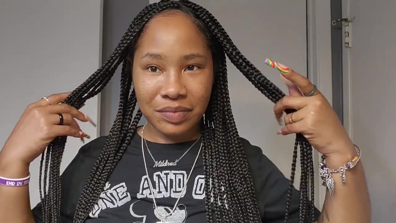 AMAZON LACE BRAIDED WIG TRY-ON 👍🏽