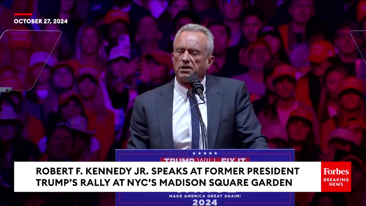 BREAKING: RFK Jr. Absolutely Eviscerates The Democratic Party At Trump's Madison Square Garden Rally