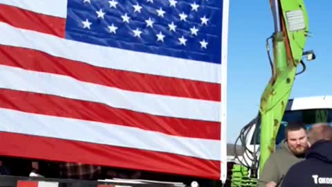 Truckers US Convoy Whitney Point, New York