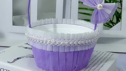 Don't throw the fast food box, make a simple and beautiful flowerpot