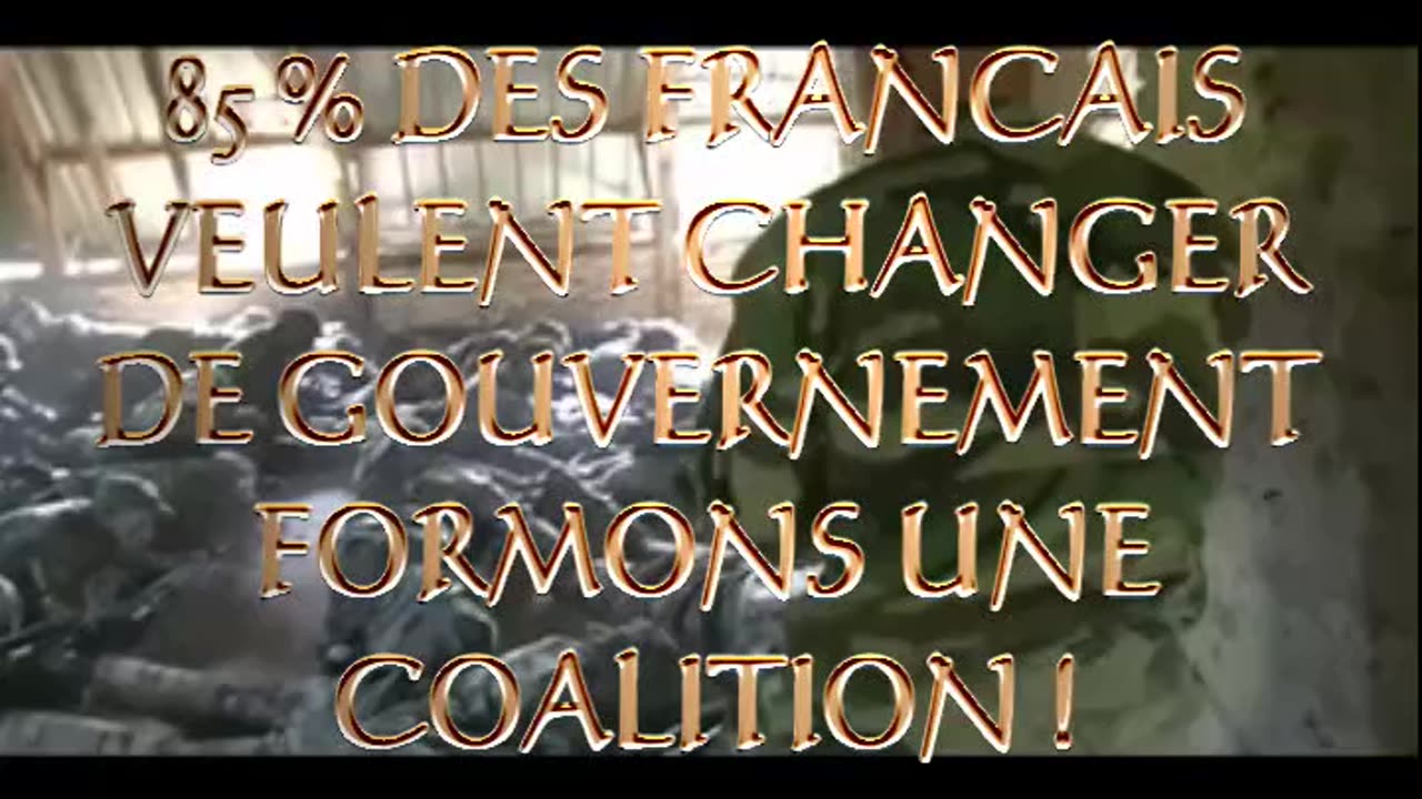 85 pour cent des Français veulent changer de politique et de gouvernement. Formons une coalition !