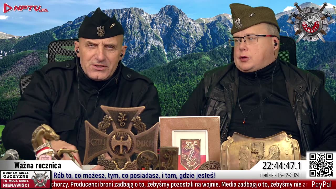 Ważna Rocznica. Nd 15.12.2024r. W. Olszański, M. Osadowski Rodacy Kamraci NPTV.pl