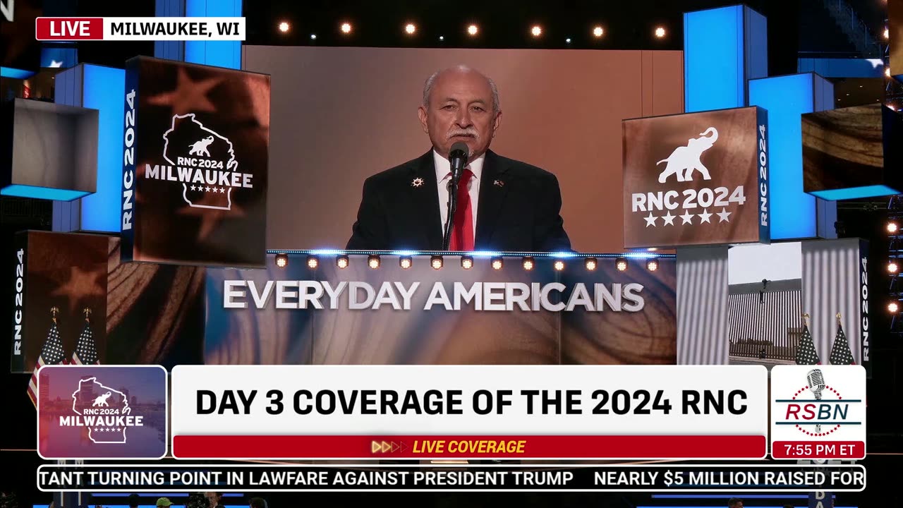 WATCH: David Lara at 2024 RNC in Milwaukee, WI - 7/17/2024