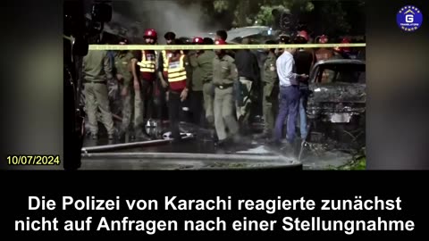 【DE】„Terroranschlag“ in der Nähe des Flughafens von Karachi tötet zwei chinesische Staatsbürger