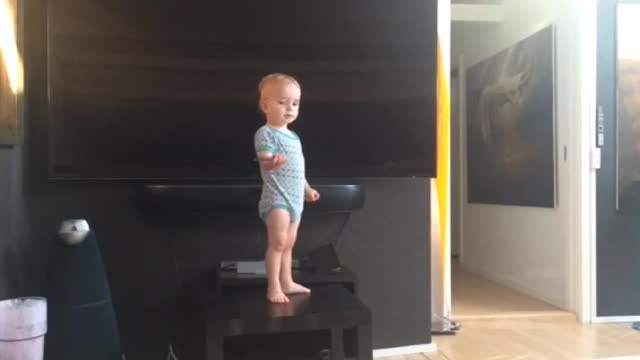 A strong and daring child