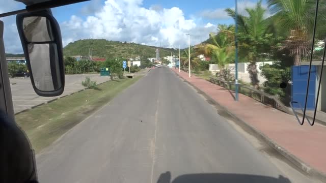 We follow the Coast of the French Side of Saint Martin, Sint Maarten.
