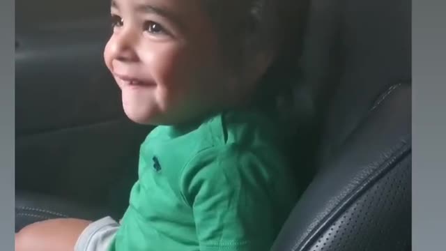 Super funny baby scare