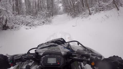 Snow day on the Kodiak 450