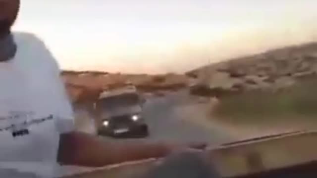 Muslim Terrorist Attacking IDF Armored Jeep -Update