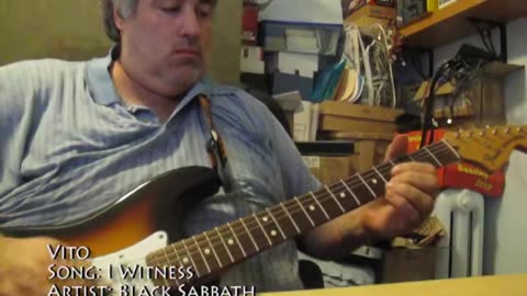 Guitar Cover - I Witness (Black Sabbath)