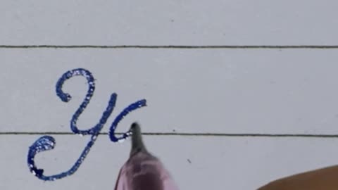 Write a a Yadav beautiful handwriting