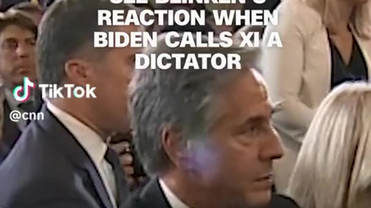 Did Pedojoe go off script?..Blinkens reaction to Pedojoe calling Xi a dictator.