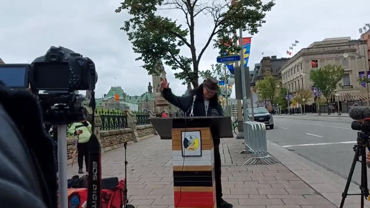 SonOfEnos Speech at the Woman's March in Ottawa