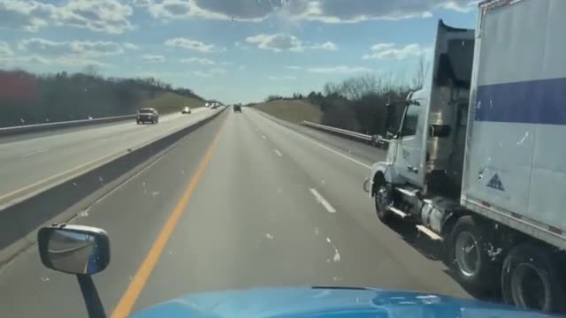 You said you were a robber, but you went through the back door, truck driver.