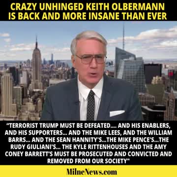 Keith Olbermann is back and insane as ever