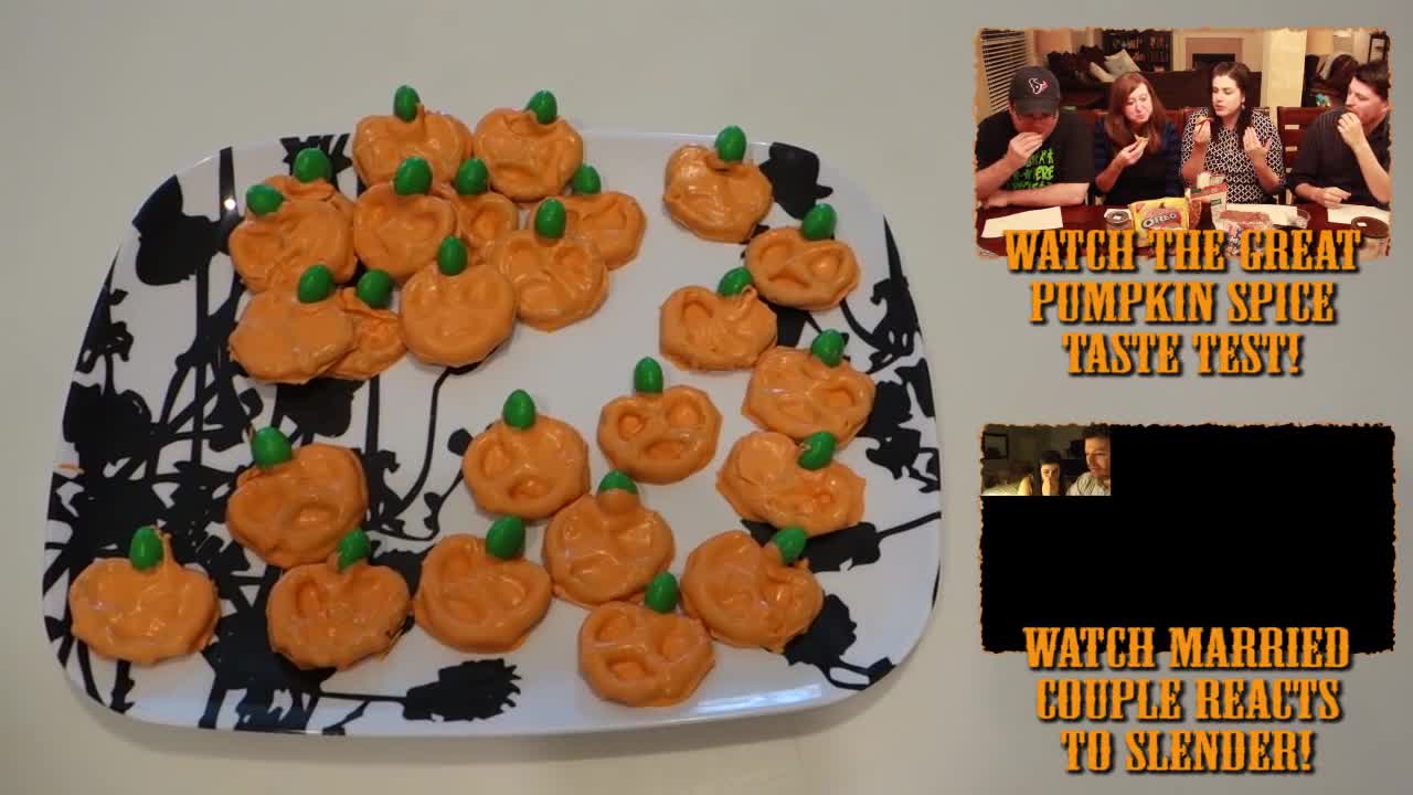 How to make Halloween pumpkin pretzels