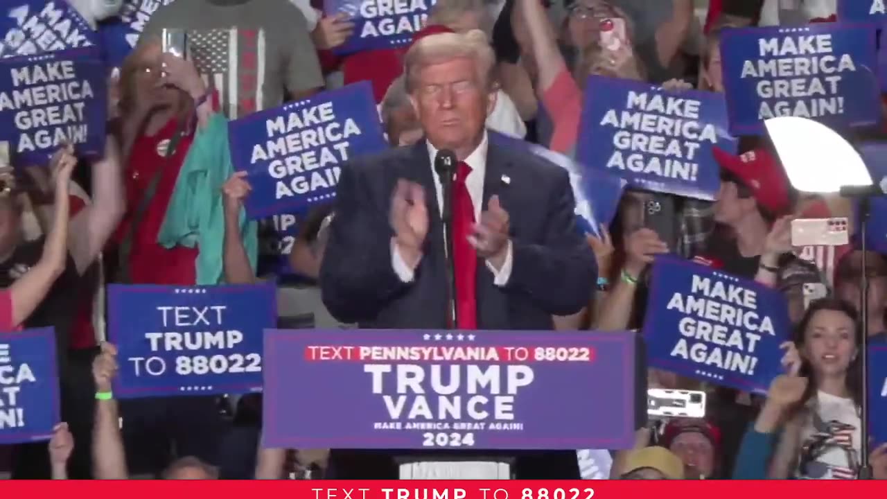 TỔNG THỐNG TRUMP RALLY TẠI PENNSYLVANIA