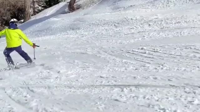 Skiing 360 gave me tired
