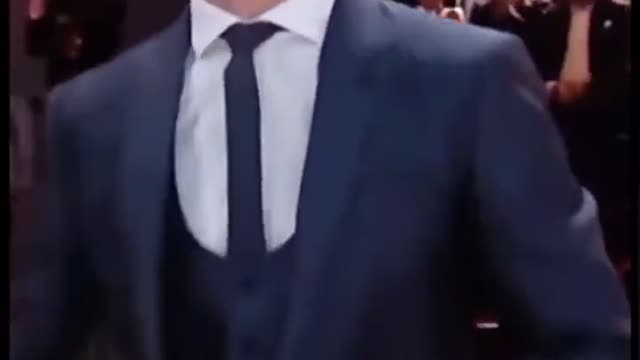 Ronaldo in a suit is so handsome